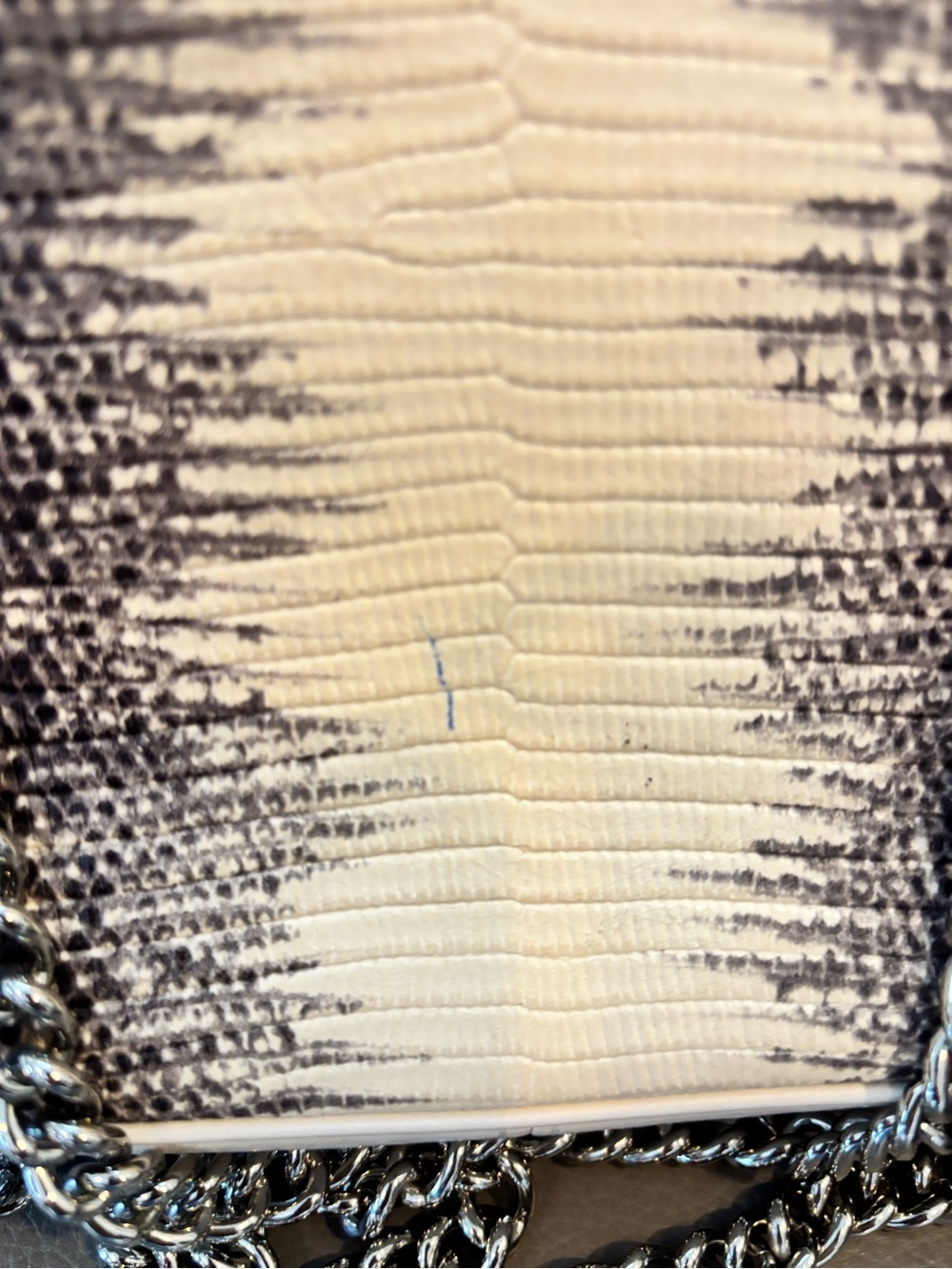 Coach Snake-Print Shoulder Bag in Cream and Gray - Picture 5 of 5